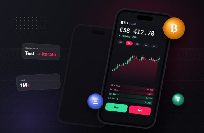 Designing a mobile trading app for a European crypto exchange with 1M+ users