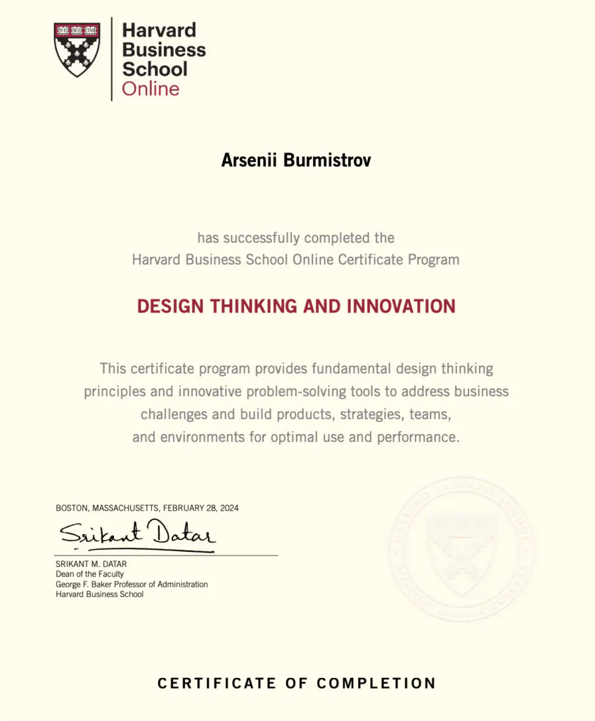 S-PRO Team Enhances Expertise with  Design Thinking & Innovation Certification at Harvard Business School - photo 2