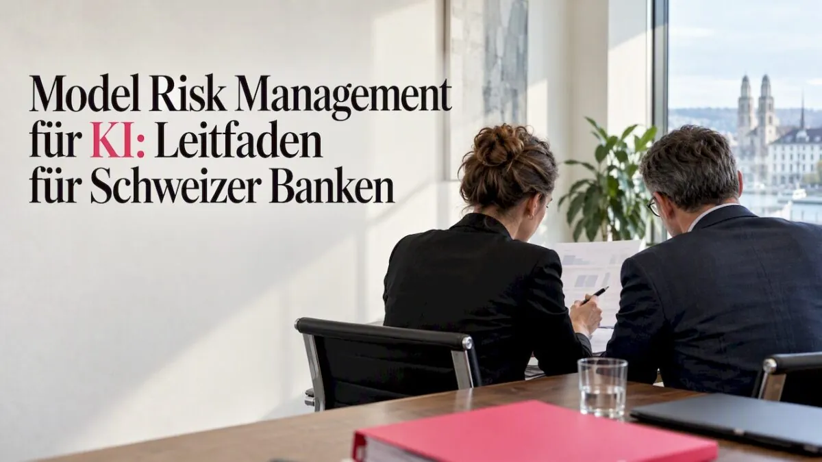 Das Bankteam überprüft die Risiken von KI-Modellen mithilfe der Validierungsunterlagen.