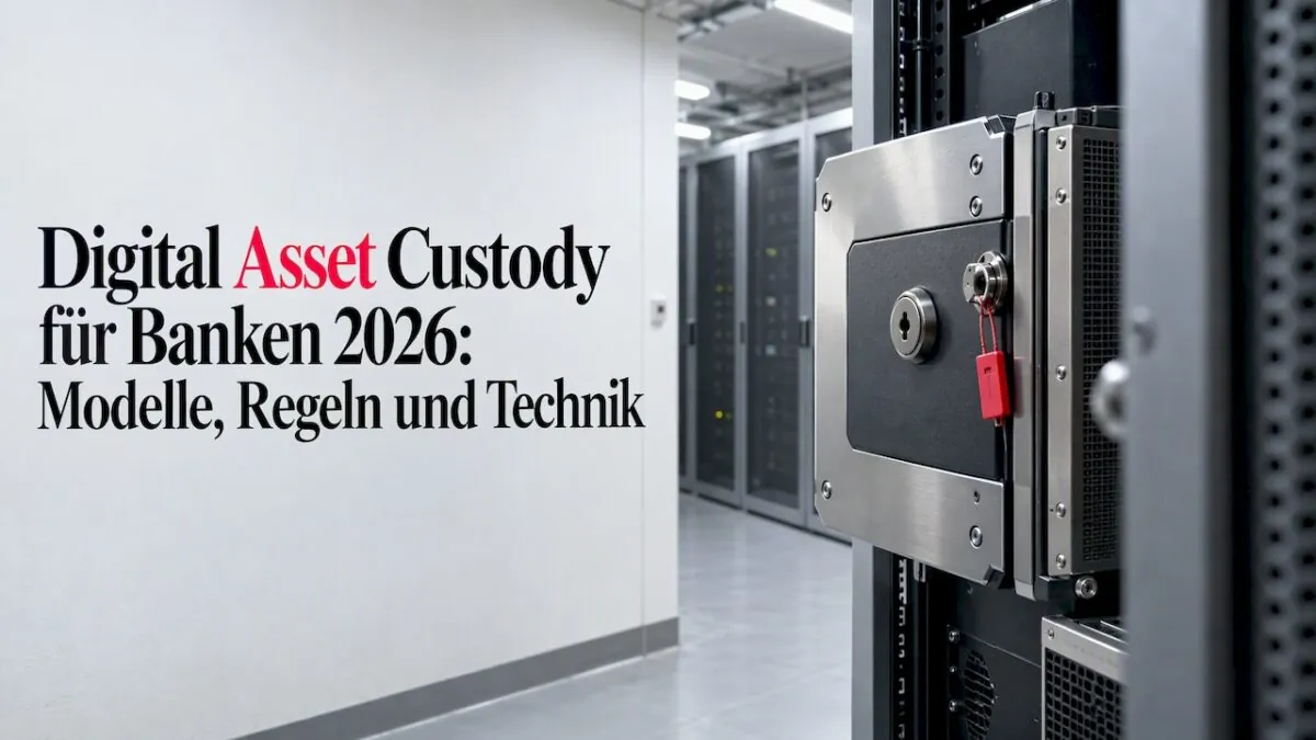 Hardware-Sicherheitsmodul im Technikraum der Bank