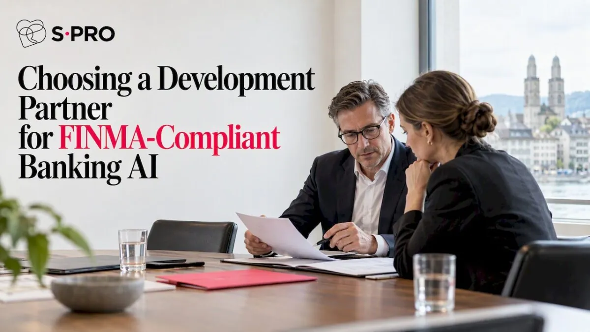 Bank leaders comparing AI partner evidence